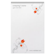 Floral Design Stationery