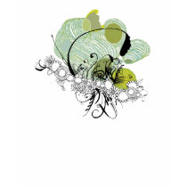 Floral Design t-shirts by ptoone Floral Design t-shirts