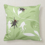 FLoral design with pet tarantula pillows