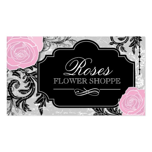 Floral Designer Business Cards (front side)