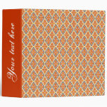 Floral diamonds vinyl binder