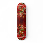 Floral display skate deck