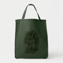 Floral Easter Bunny Bag