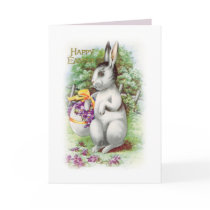 Floral Easter Bunny cards by Memory_Lane Floral Easter Bunny cards
