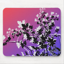 flower, flowers, floral, flora, flourish, garden, nature, art, design, gift, gifts, pink, purple, mousepad, mousepads, Mouse pad with custom graphic design
