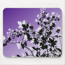 flower, flowers, floral, flora, flourish, garden, nature, art, design, gift, gifts, purple, mousepad, mousepads, Mouse pad with custom graphic design