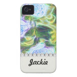 floral electrify funky design iPhone 4 Case-Mate cases