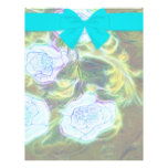 floral electrify funky design custom letterhead