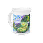 floral electrify funky design pitcher
