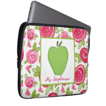 Floral Electronics Bag For Teachers laptop sleeves