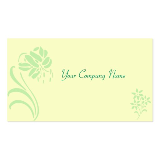 Floral Elegance Business Card