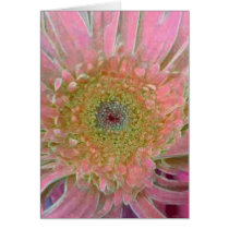 Floral Explosion in Pink Greeting Card by kvhdesigns Floral Explosion in Pink Greeting Card