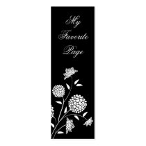 Floral Fantasy Double Sided Bookmark business cards by pooja1008 Floral Fantasy Double Sided Bookmark business cards