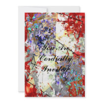 Floral Fantasy Personalized Invite