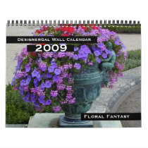 Floral Fantasy Wall Calendar