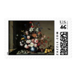 Floral Fine Art with Roses Lillies Postage
