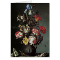 Floral Fine Art with Roses Tulips Irises Greeting Cards