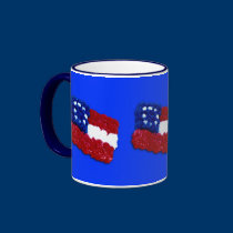 Floral Flag mugs