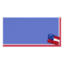 Floral Flag photo cards by dotandme Floral Flag photo cards