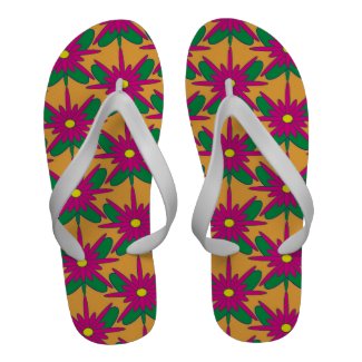 Floral Flip-Flops 02a