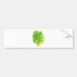 Floral_Flow Bumper Stickers