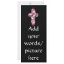 Floral/Flower Cross Customized Rack Card