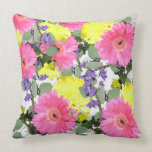 Floral flower pattern pillow garden lovers! pillows