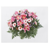 floral full color flyer
