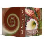 floral folder vinyl binder