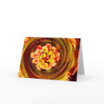 Floral Fractal Birthday Card