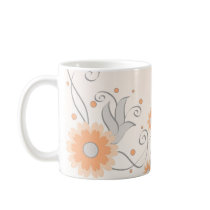 Floral frame mugs