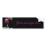 Floral Fuschia Bumper Sticker