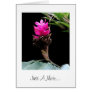 Floral Fuschia Greeting Card
