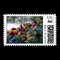 Floral Garden Postage Stamp