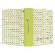 Floral Geometric Pattern Binder