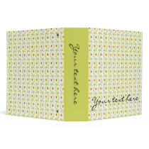 Floral Geometric Pattern Binder