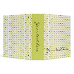 Floral Geometric Pattern Binder