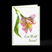 Floral Get Well Soon Card by DJHinVA Floral Get Well Soon Card