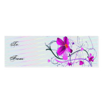 Floral Gift Tag profile cards