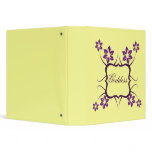 Floral Goddess Binder, Violet