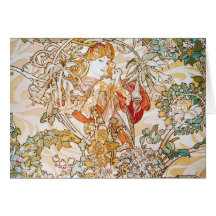 Floral Goddess Greeting Card