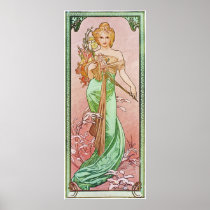 Floral Goddess Poster