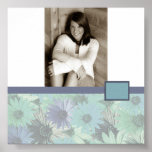 Floral Graduation Autograph Poster