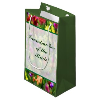 Floral Grandmother of the Bride Small Gift Bag