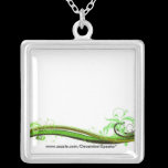 Floral-green necklaces