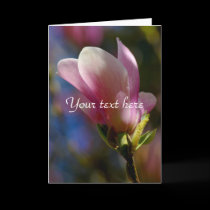 Floral greeting card