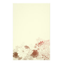Floral Greeting stationery