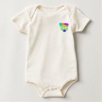 Floral Grow Green 2-Sided Infant Creeper