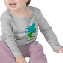 Floral Grow Green 2-Sided Infant Longsleeve Shirt
