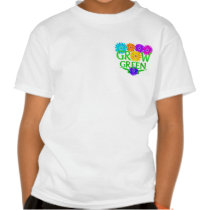 Floral Grow Green 2-Sided Kids' Shirts